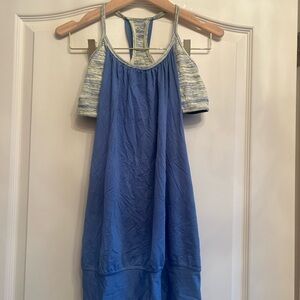Lululemon Blue Tank Top Built in Bra Size 6